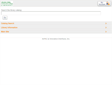 Tablet Screenshot of library.morainevalley.edu